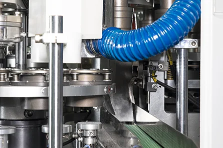 discharge mechanism of the paper cup machine