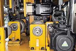 servo motor instead of traditional mechanical design